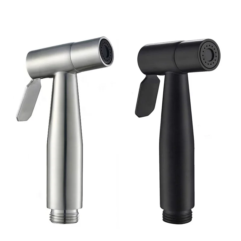 Handheld Bidet Sprayer Head – Silver & Black Options