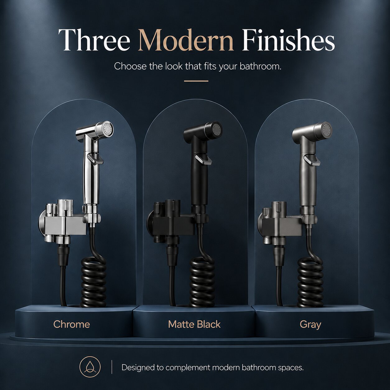 Premium Bidet Sprayer Set with Adjustable Water Pressure