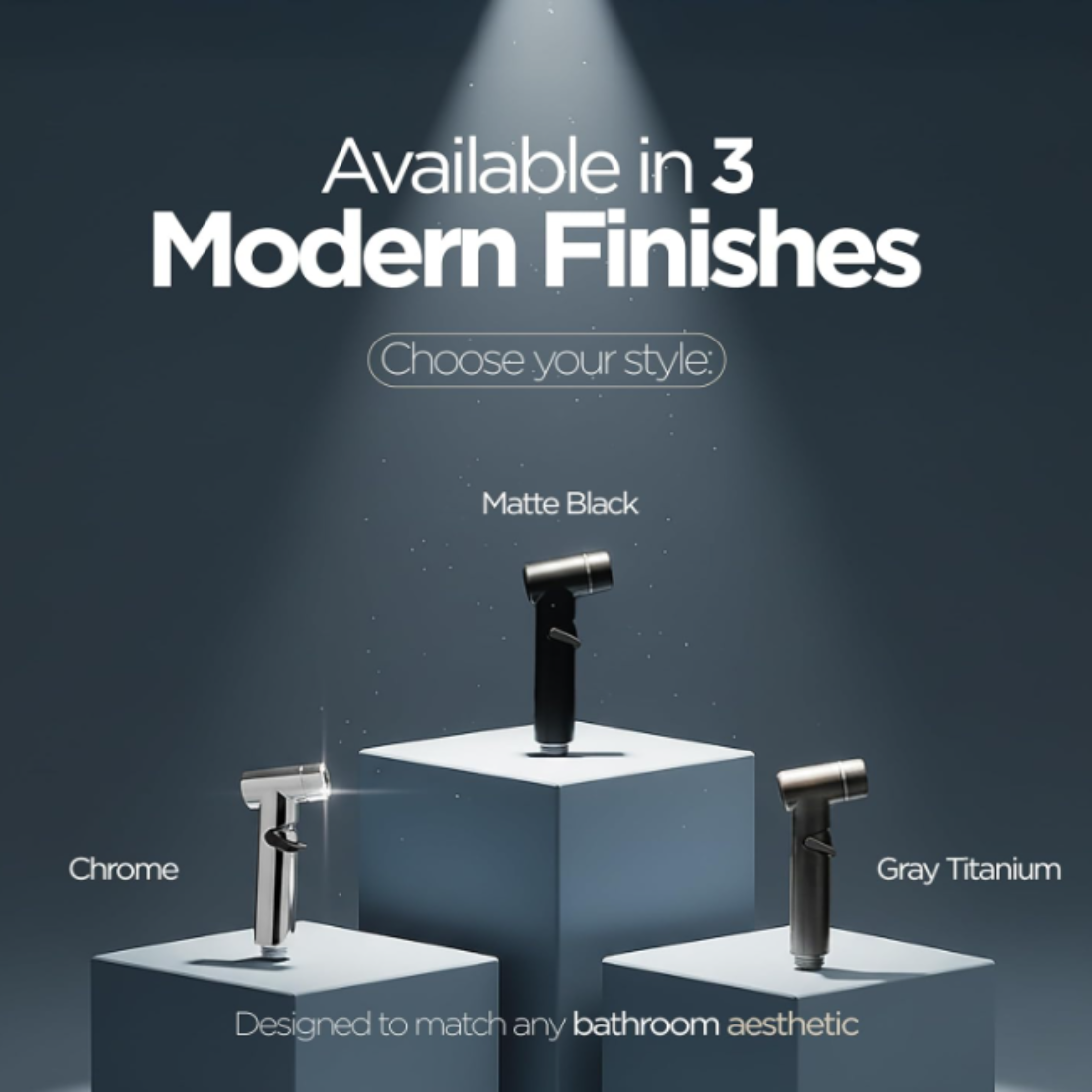 Premium Bidet Sprayer Set with Adjustable Water Pressure