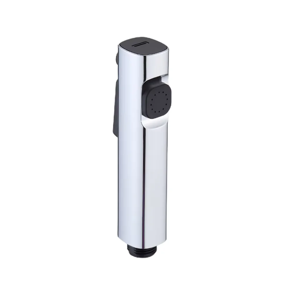 Handheld Bidet Sprayer Head – Black, Silver, Grey, or White